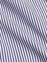 Striped Button-Up Shirt Dress