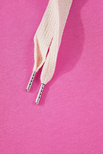 Drawstring Dropped Shoulder Hoodie