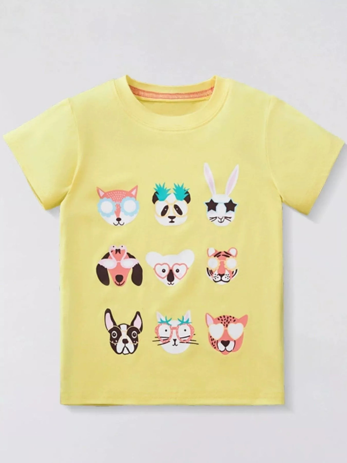 Children's Animal Crew Neck T-Shirt