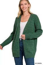 Zenana Open Front Sweater Cardigan