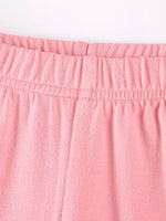 Children's Cat Ruffled Hem Top and Leggings Set