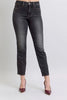 Judy Blue Full Size Mid Rise Tummy Control Slim Jeans Plus Size