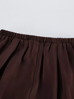Ruffle V-Neck Cami and Wide-Leg Pants Two-Piece Set