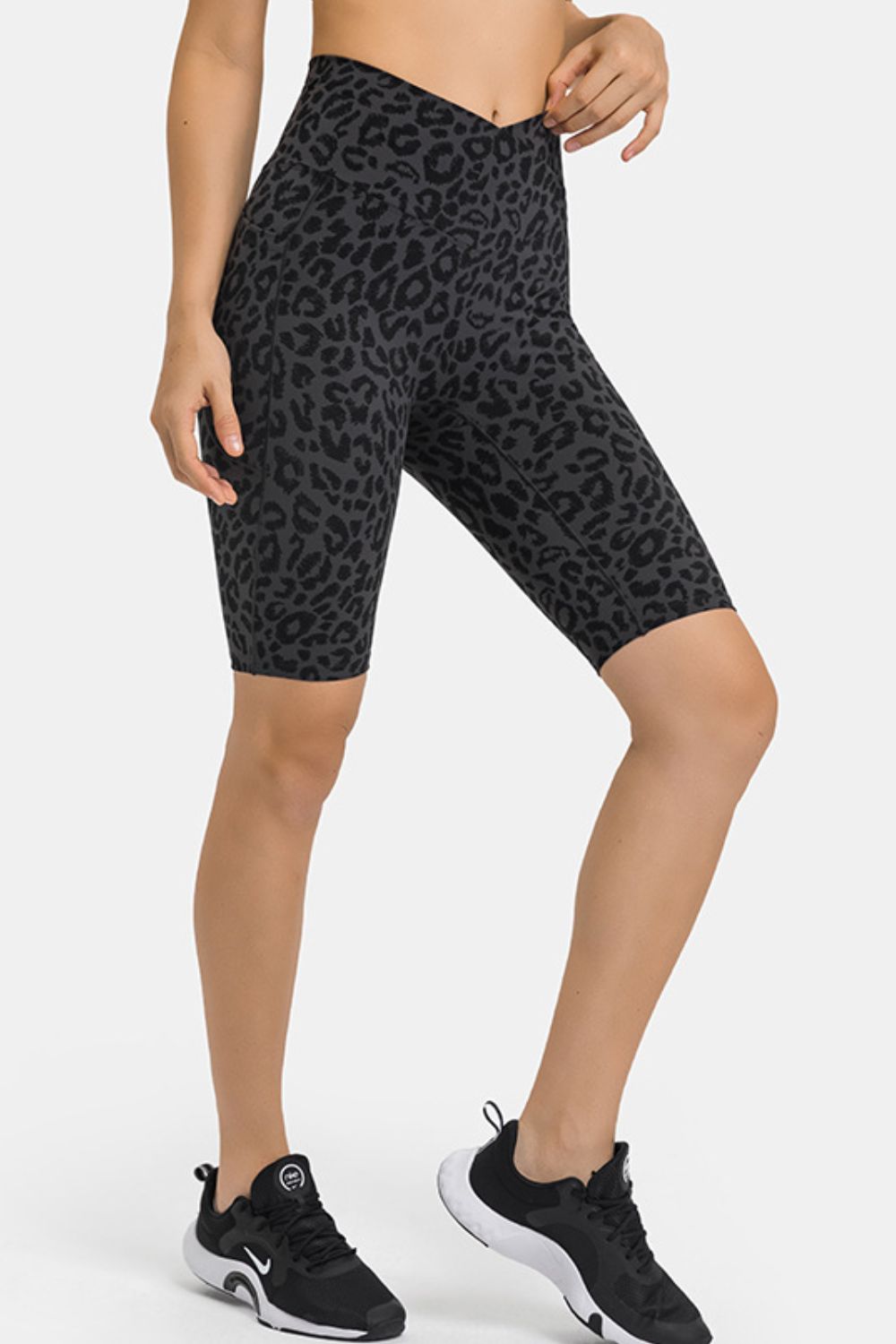 Millennia High Waist Biker Shorts with Pockets - Ladyez