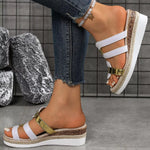 Open Toe Wedge Sandals