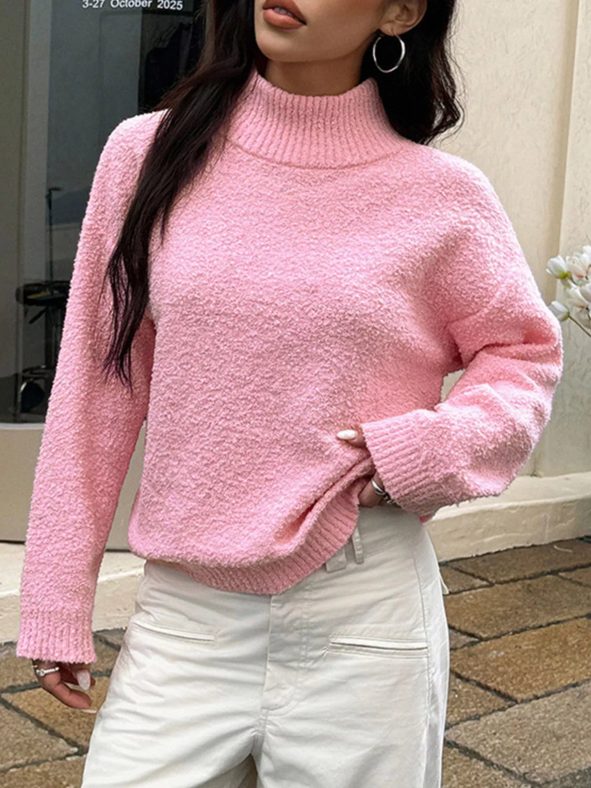 Turtleneck Long Sleeve Sweater