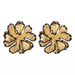 18K Gold-Plated Flower Stud Earrings