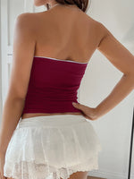 Bow Detail Tube Top - Ladyez