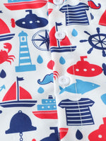 Children's Printed Shirt & Shorts Casual Set