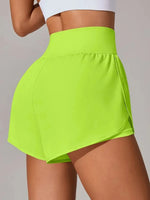 Pocketed High Waist Active Shorts - Ladyez