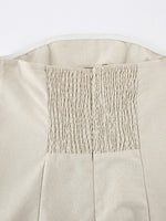 Smocked Back Tube Dress