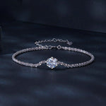925 Sterling Silver Zircon Bracelet