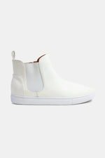Beast Fashion Faux Suede Elastic Side Panel Sneakers - Ladyez
