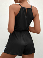 Spaghetti Strap V-Neck Romper