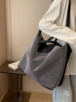 Rhinestone Embellished Crossbody Bag