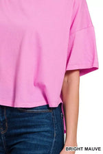Zenana Cotton Round Neck Short Sleeve T-Shirt