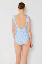 Marina West Swim Full Size Float Ruffle Faux Wrap One-Piece Swimsuit - Ladyez