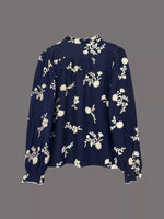 Floral Embroidered Long Sleeve Shirt