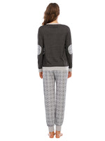 Long Sleeve Top and Polka Dot Pants Set - Ladyez