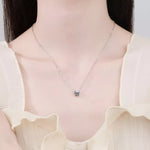 2 Carat Moissanite Pendant Necklace