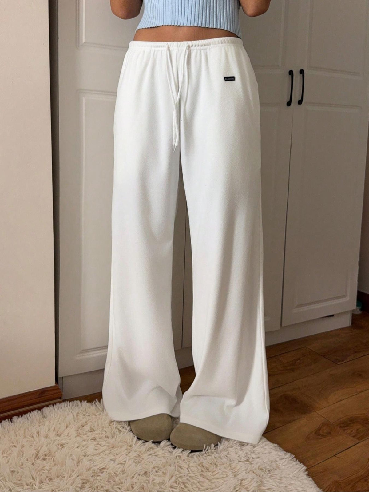 Relaxed Fit Drawstring Pants