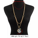 Moon & Sun Pendant Necklace