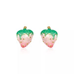 Colorful Strawberry Stud Earrings
