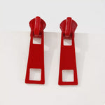 Colorful Zipper Drop Earrings