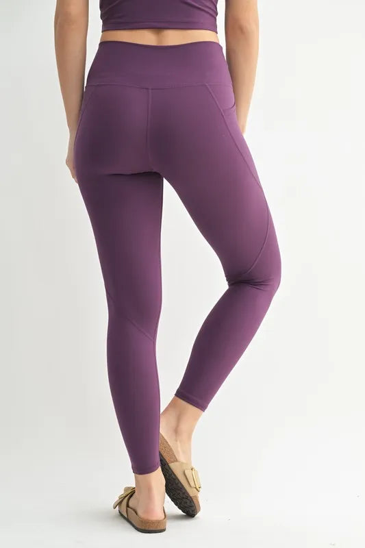 MONO B Venice Cloud Light Sculpt High-Waisted Leggings - Ladyez