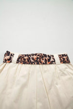 High-Waisted Pleated Shorts