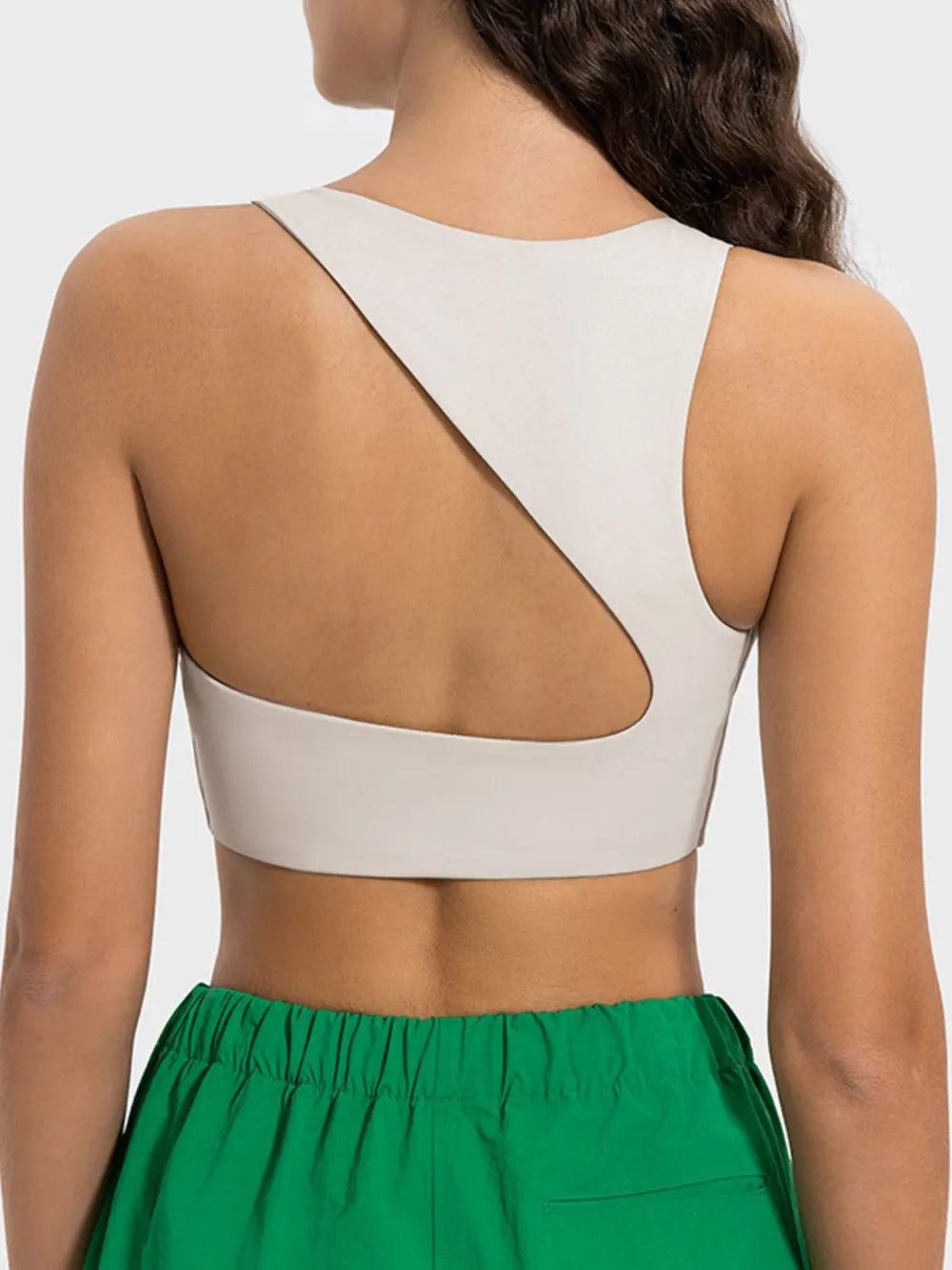 Millennia Cutout Round Neck Active Tank - Ladyez