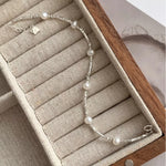 925 Sterling Silver Pearl Bracelet