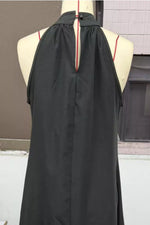 Halter Neck Sleeveless Maxi Dress