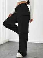Casual Drawstring Loose Fit Pants