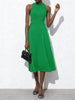 Sleeveless Tie Waist Midi Dress