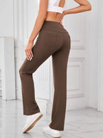 Lovelet High Waist Active Pants with Pockets - Ladyez