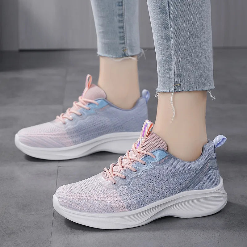 Round Toe Flats Athletic - Ladyez
