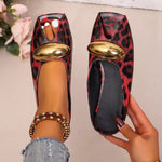 Leopard Open Toe Sandals