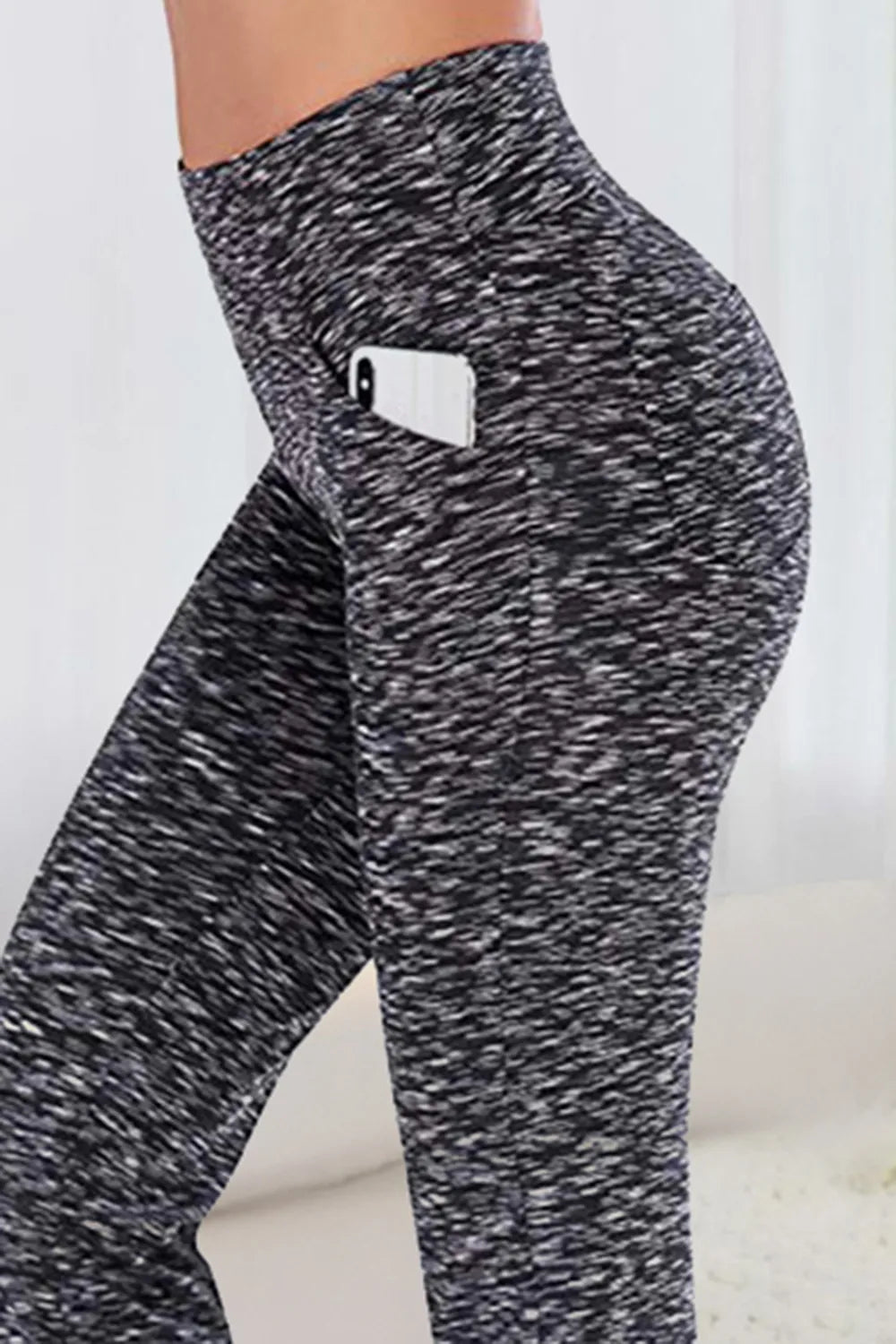 Pocketed High Waist Active Pants - Ladyez