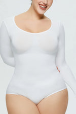 Long Sleeve Shaping Bodysuit - Ladyez
