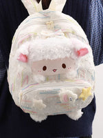 Plush Sheep Backpack Bag