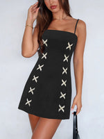 Contrast Mini Cami Dress - Ladyez