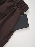 Button-Down Vest & Wide Leg Pants Set