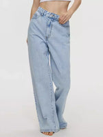 High-Waisted Wide Leg Jeans - Ladyez