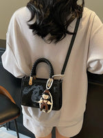 Braided Handle Crossbody Bag