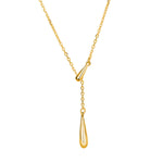 925 Sterling Silver Y-Shaped Pendant Necklace
