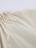 Tie Neck Flounce Sleeve Maxi Dress