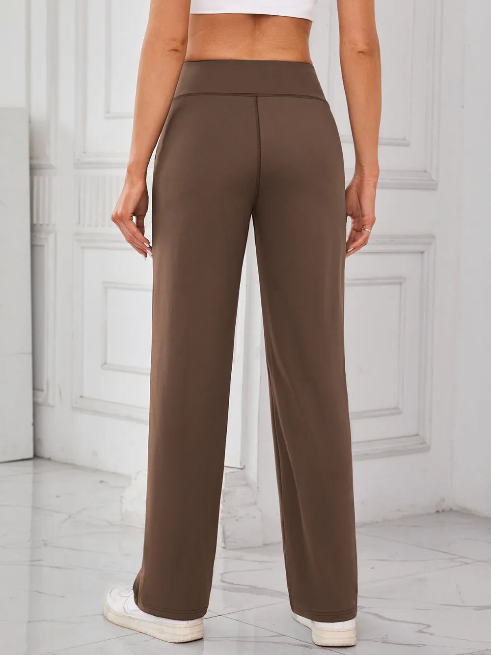 Lovelet High Waist Active Pants with Pockets - Ladyez