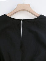 Tie Waist Flutter Sleeve Romper