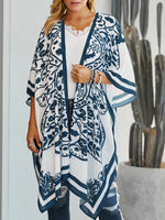 Printed Open Front Cover-Up - Ladyez